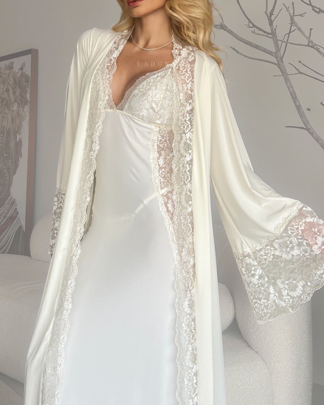 Conjunto J’adore Camisola Longa, Robe e Calcinha