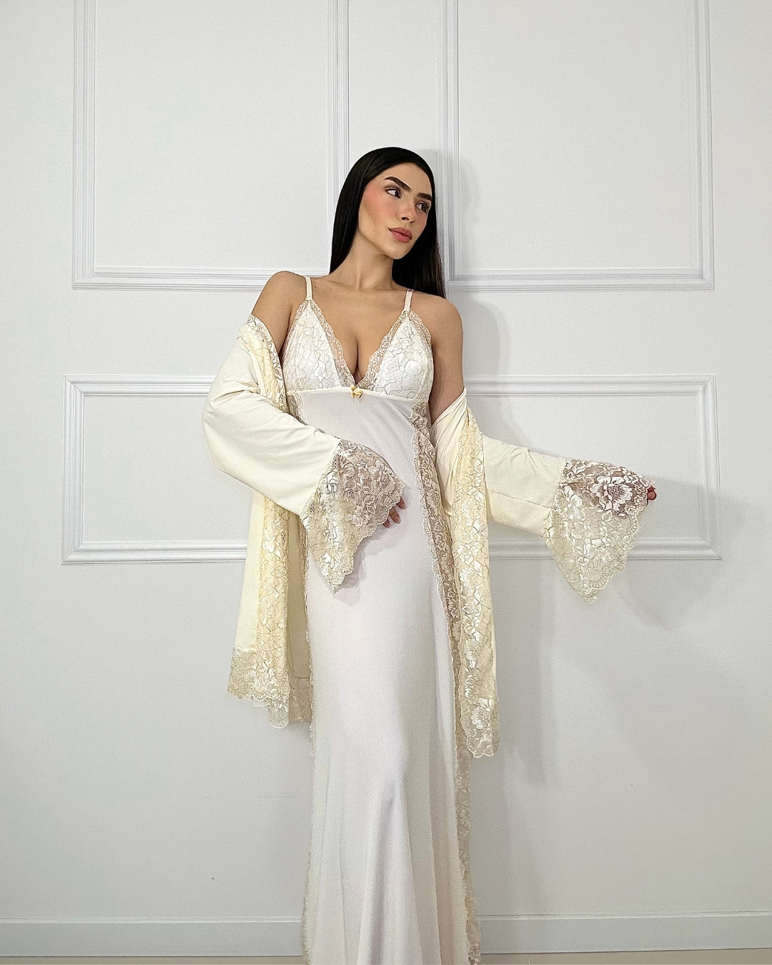 Conjunto J’adore Camisola Longa e Calcinha