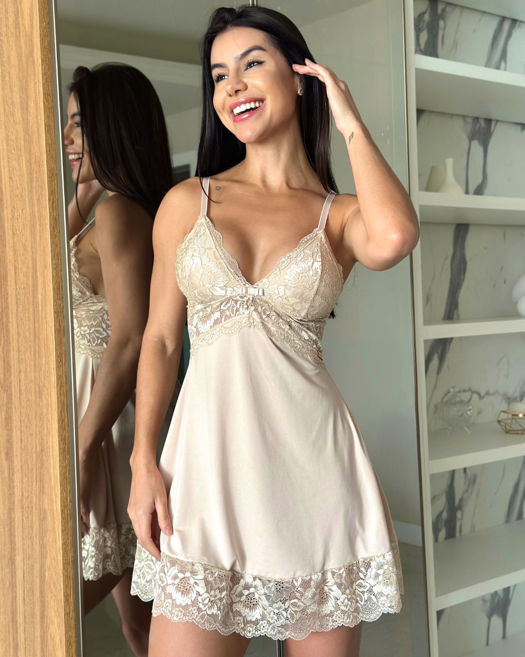 Conjunto J’Prestige - Camisola, Robe e Calcinha