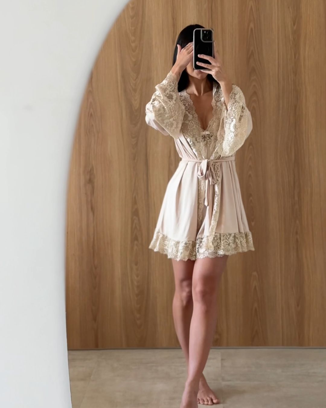 Conjunto J’Prestige - Camisola, Robe e Calcinha