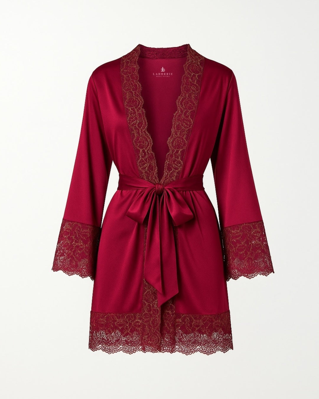 Conjunto Euphoria - Camisola, Robe e Calcinha