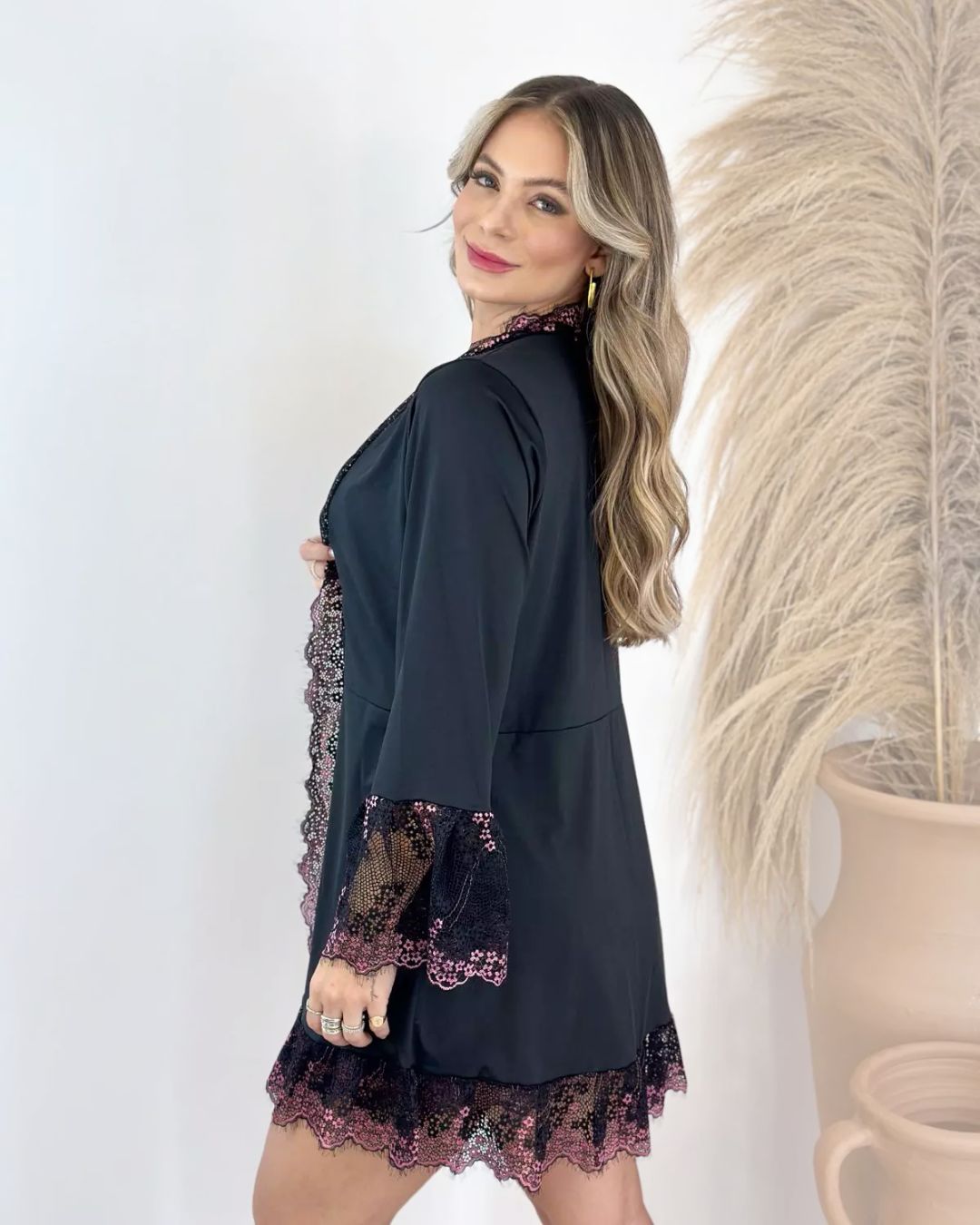 Conjunto La Vie Est Belle - Camisola + Robe e Calcinha