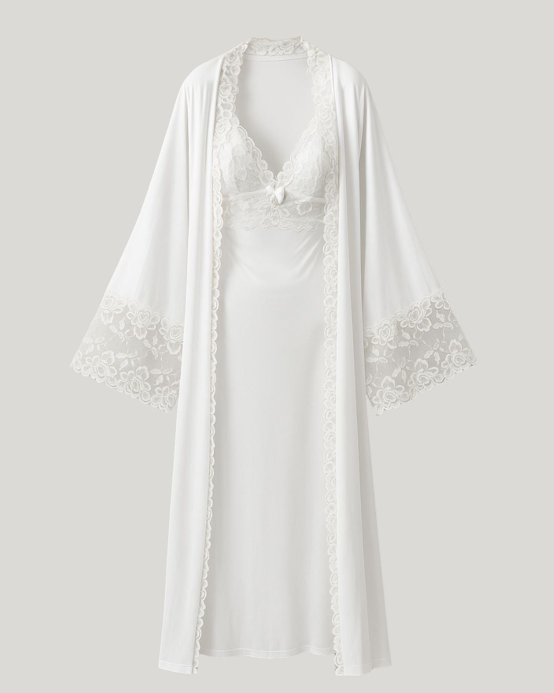 Conjunto La.Royale Camisola Longa, Robe e Calcinha